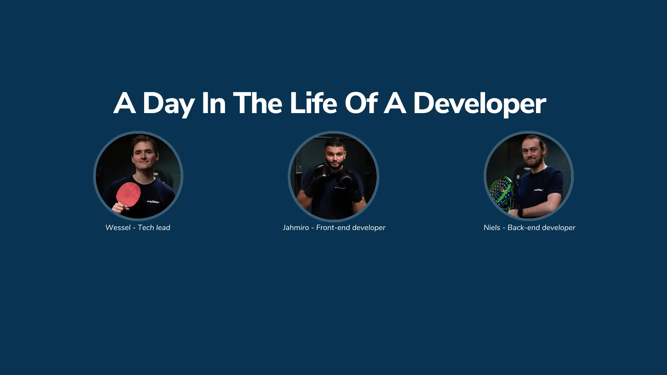 A day in the life of a developer